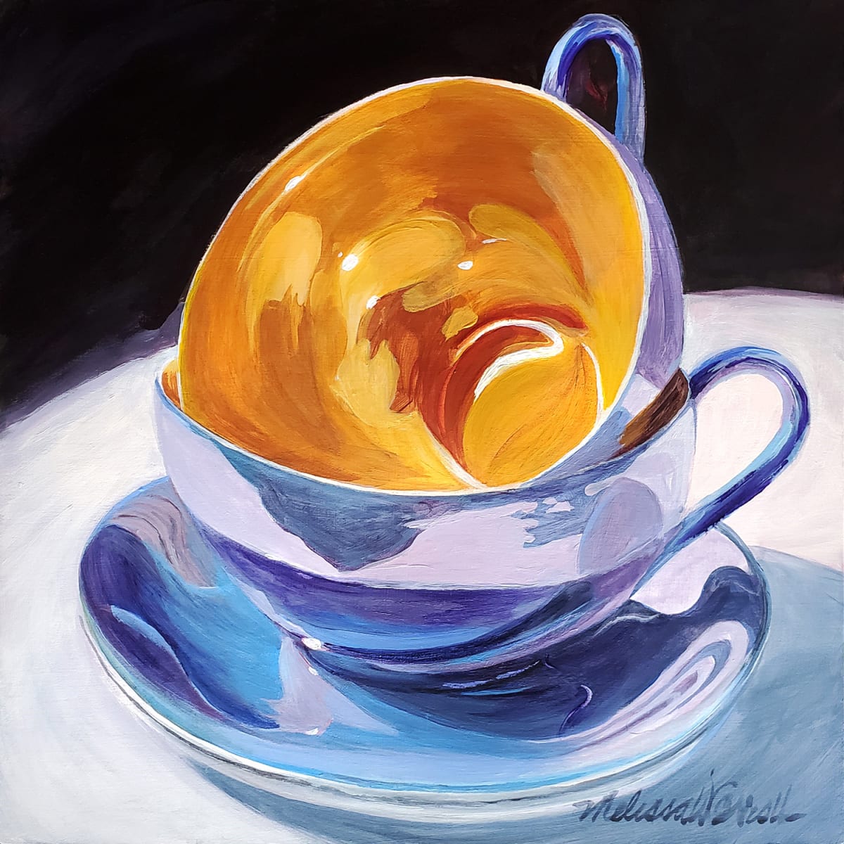 Lusterware Teacups by Melissa Carroll, Image 2.