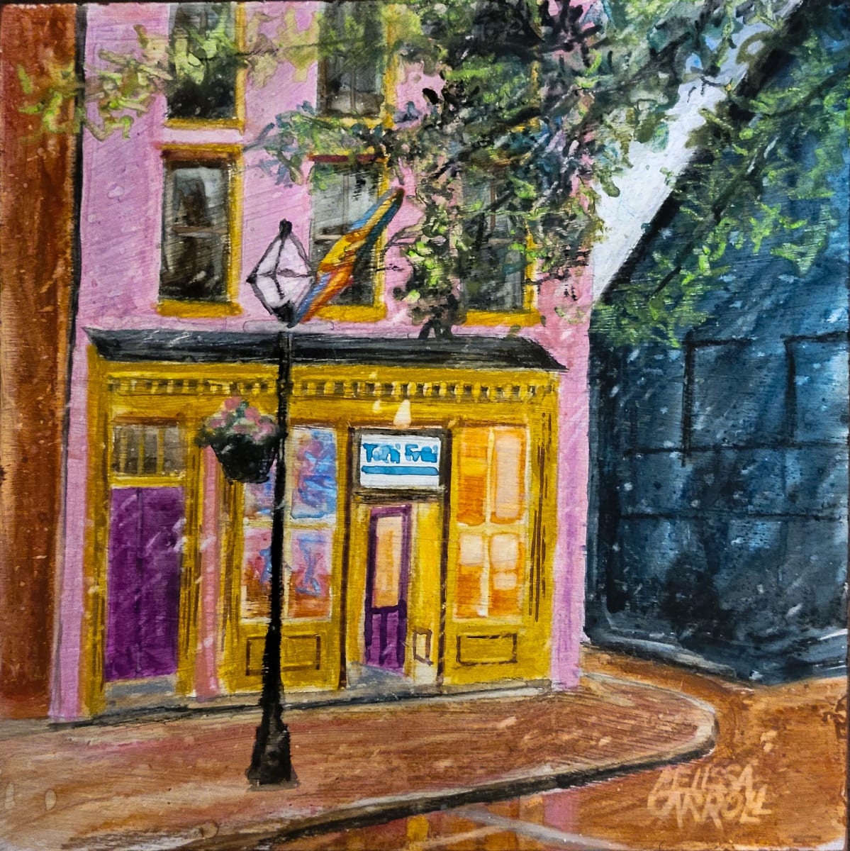 When It Rains-Tutti Frutti! by Melissa Carroll  Image: Plein Air - Painted in the Rain