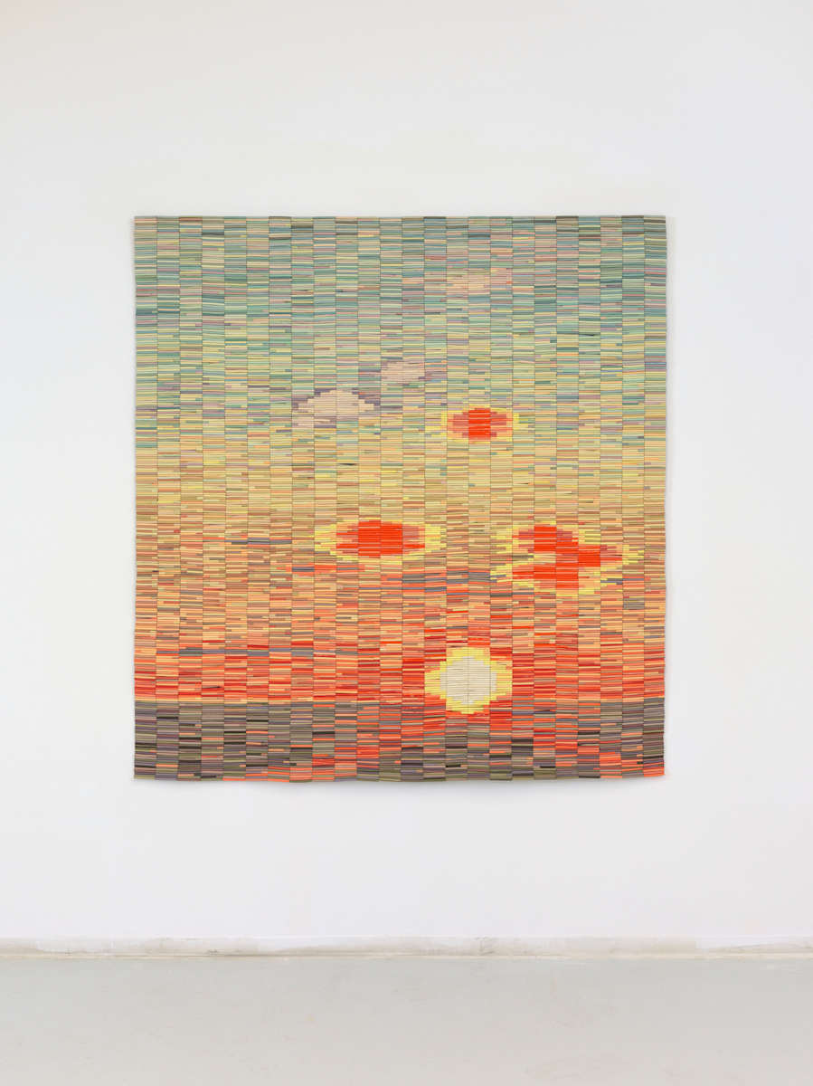 Luminous Fusion: Ghost Sun by Nadia Myre, Image 1.