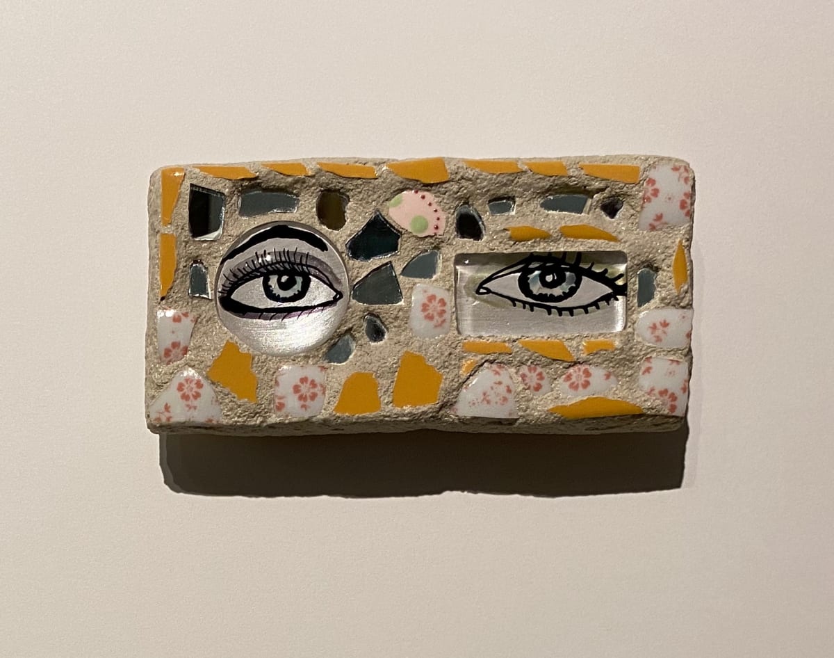 Reflector XXI (eye mosaic #21) by Lisa Shinault 