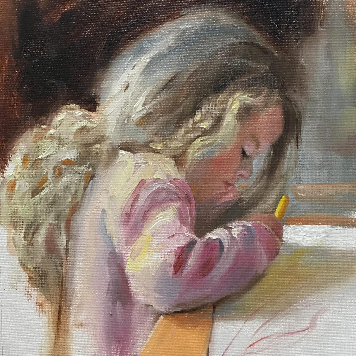 Big Drawings  Image: Children are fearless. They grab their crayons and get lost in the process of their creations. They inspire me.