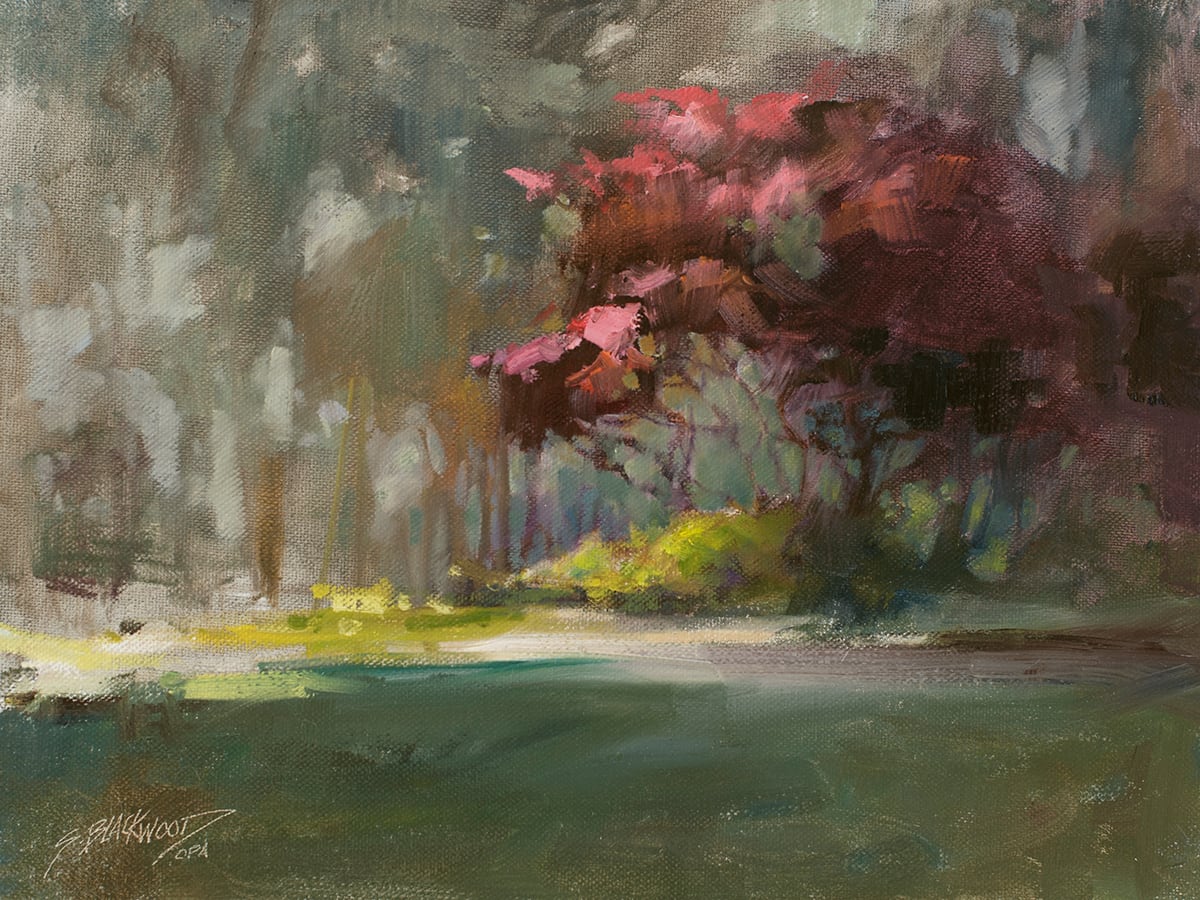 Spring Colors  Image: Cheekwood Park, Nashville, Tennissee. This was a Plein Air painting created for my workshop I was teaching.
