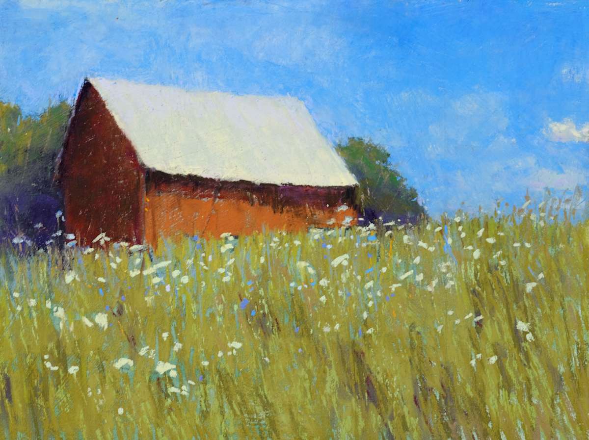 Flower Field by carol strock wasson 