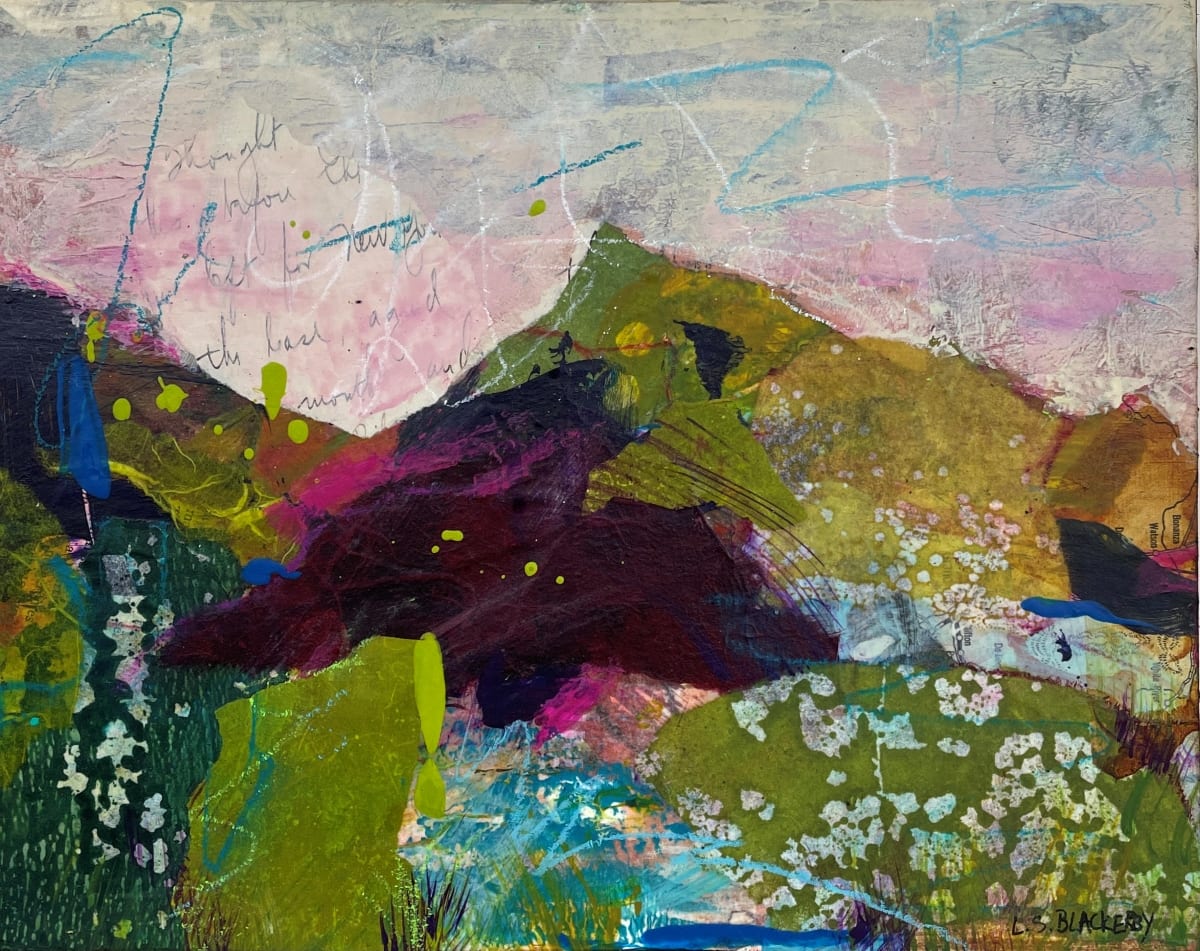 Green Peaks by Linda Blackerby Art 