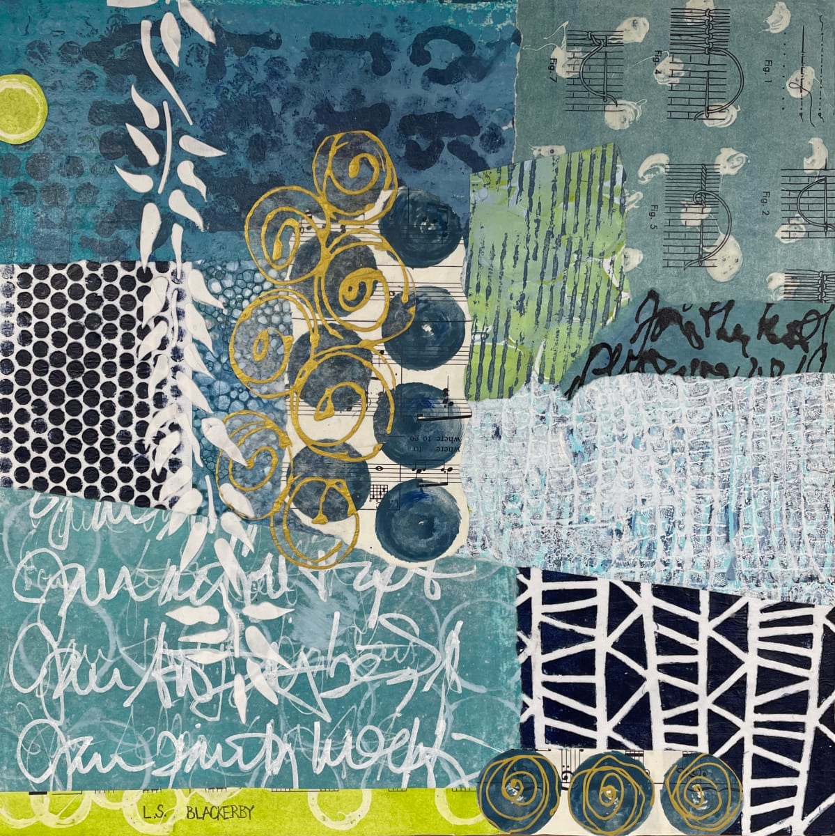Lake View #3 by Linda Blackerby Art 