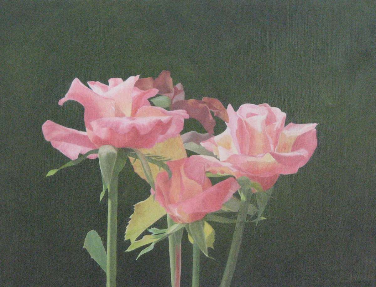 Pink Roses by Susan Kane, Image 1.