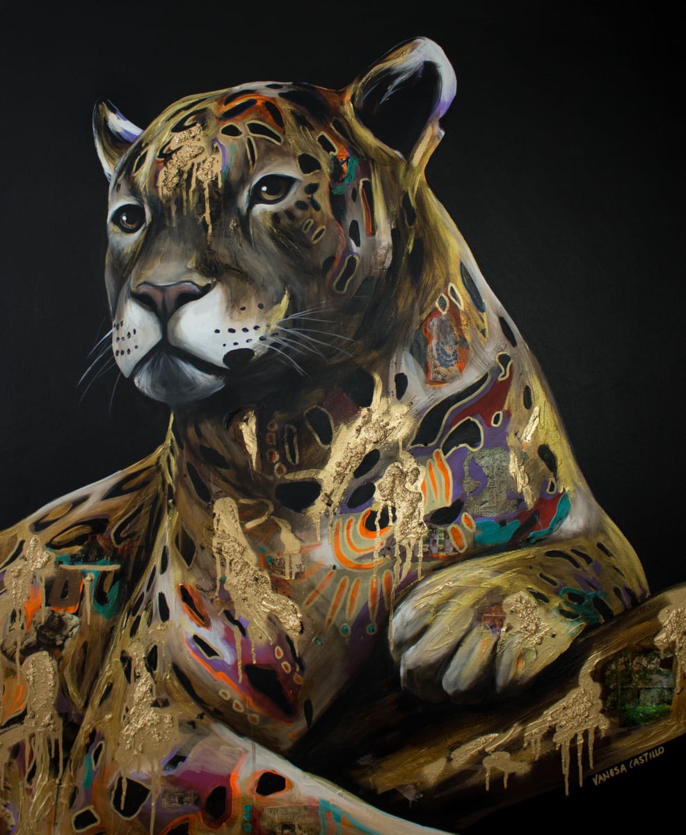 Jaguar en el tronco by Vanesa Castillo Martín 