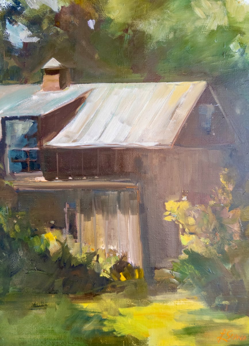 Before the Barn Door Opens by Lorelei French Sowa 