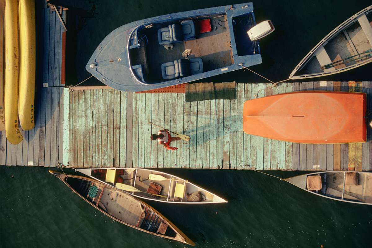 Untitled (Dock and Boats), Image 1.