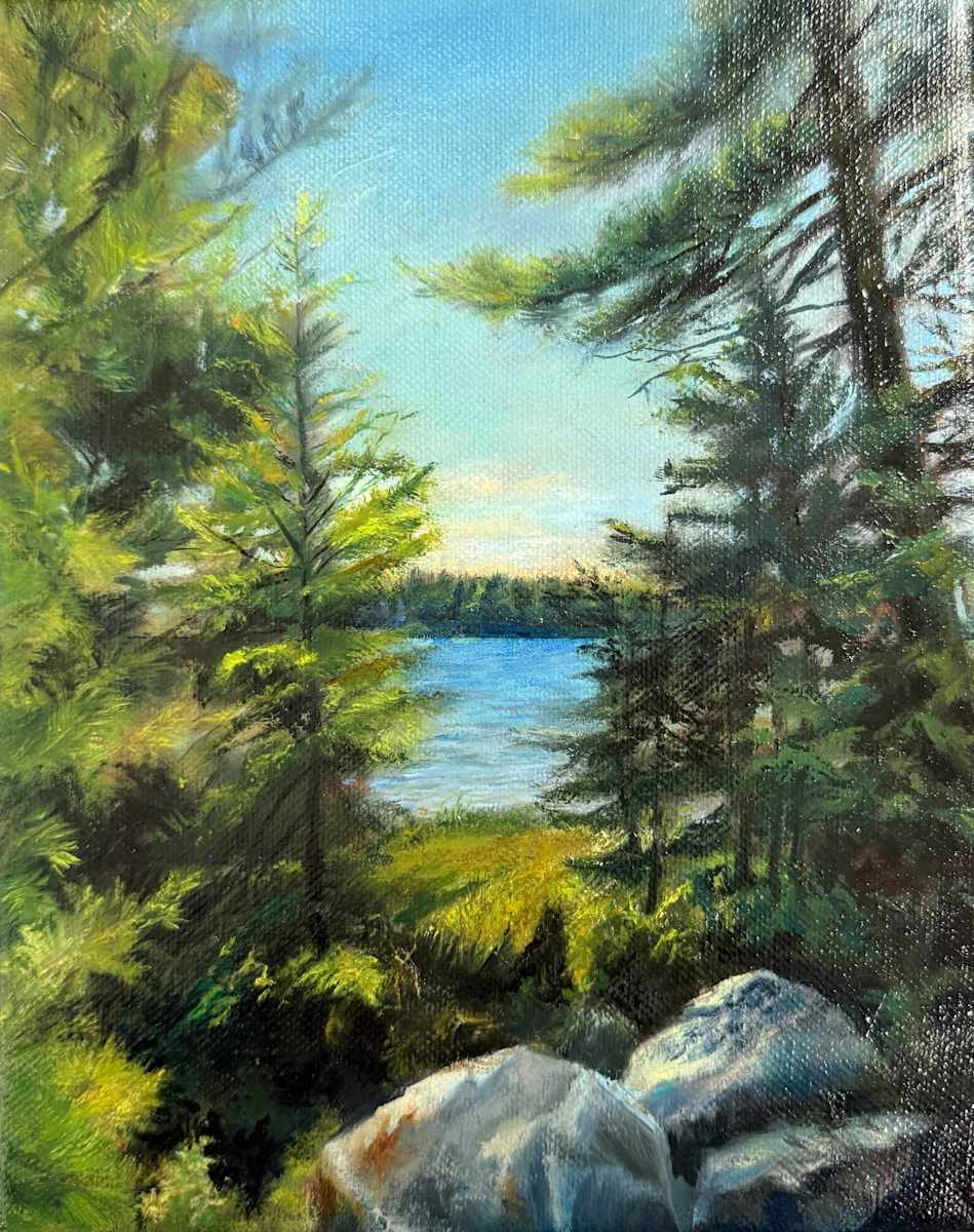 ADK Vignette by Rosemary Pergolizzi  Image: Trail around Tupper Lake NY