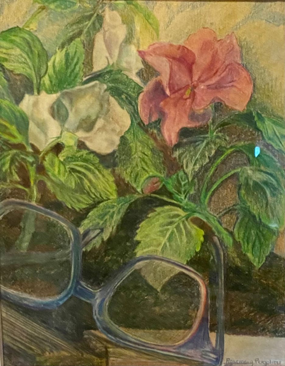 Adirondacks Summer Vacation by Rosemary Pergolizzi  Image: Color pencil alla Prima.