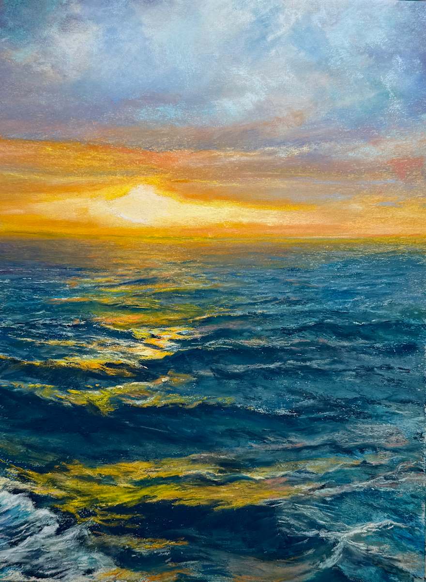 May Light Radiate Over Turbulence by Rosemary Pergolizzi  Image: Sunrise evokes a feeling of Hope for a new day.