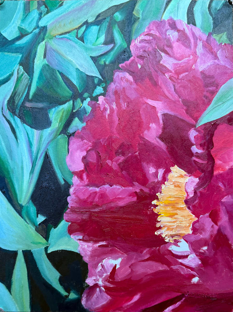 Hello Spring by Rosemary Pergolizzi  Image: #3 in a series of Peony Close ups
