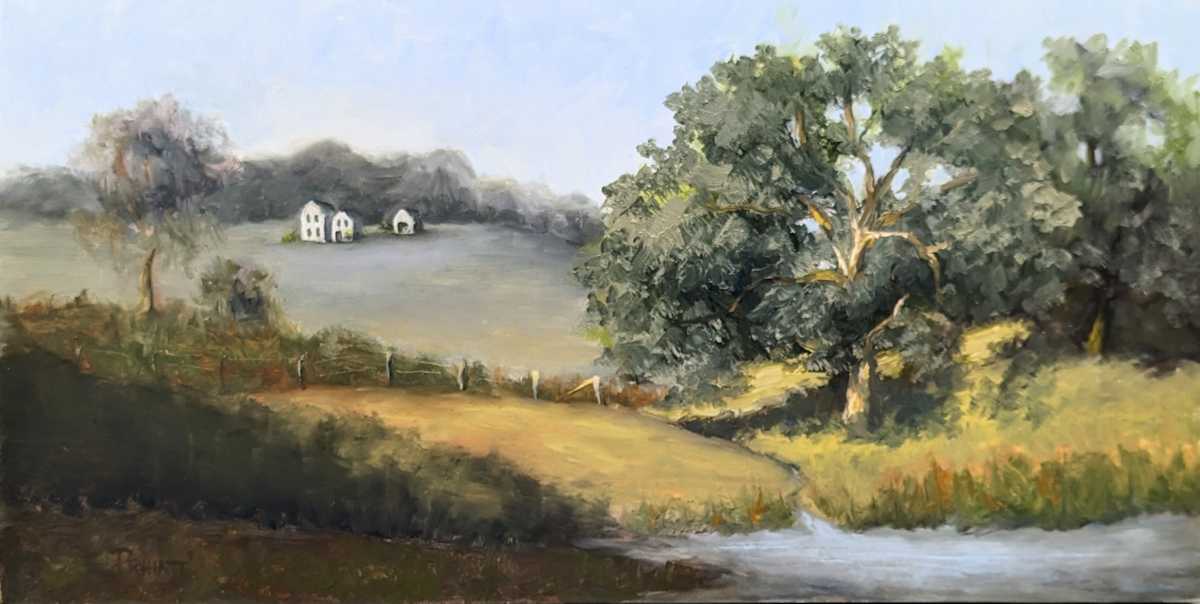 Behind The Ballfield by Pamela Hiatt 