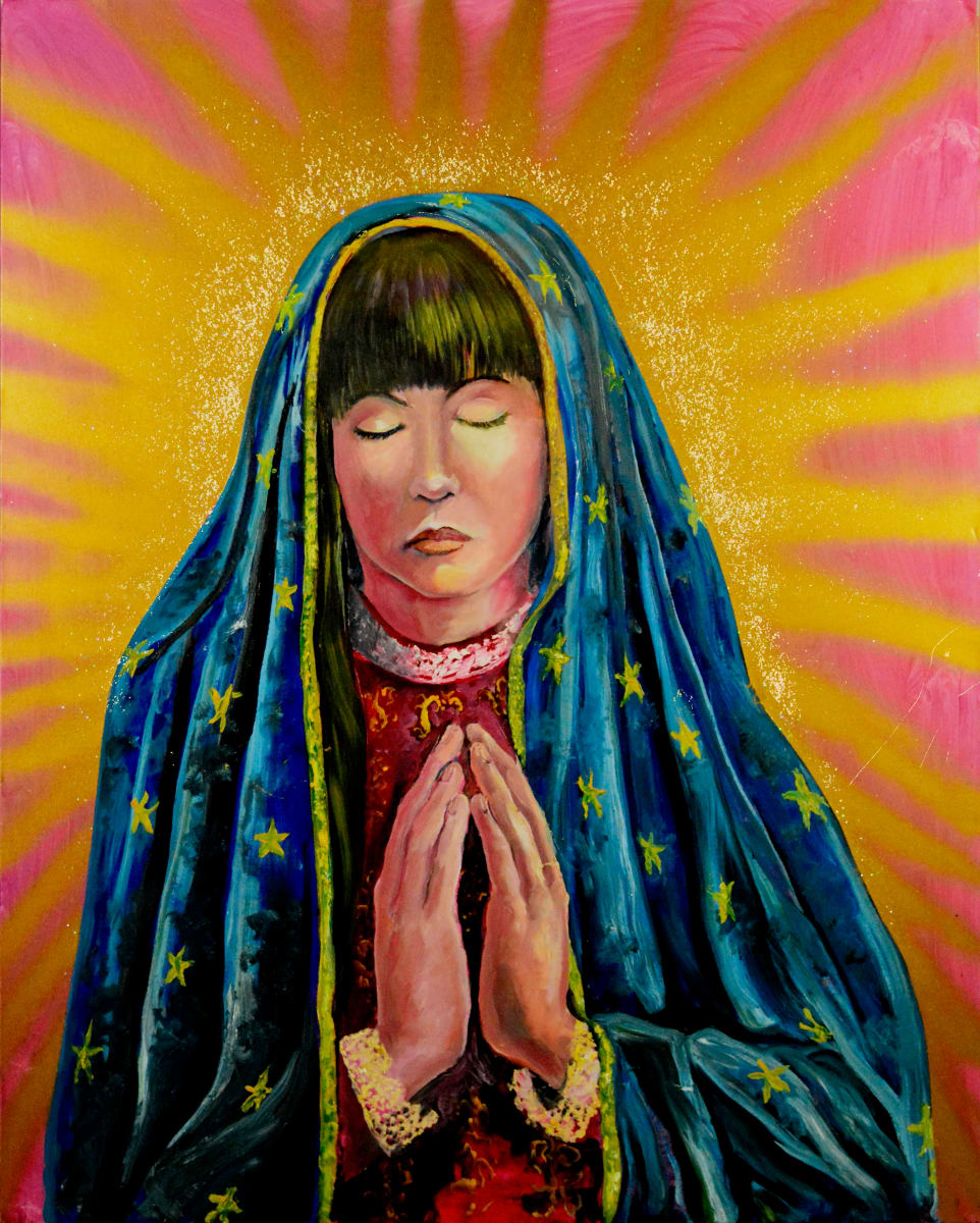 Virgin de Guadalupe by Dan Terry  Image: The Virgin de Guadalupe was produced as part of the Women in Myth and Literature series begun around 2015.  