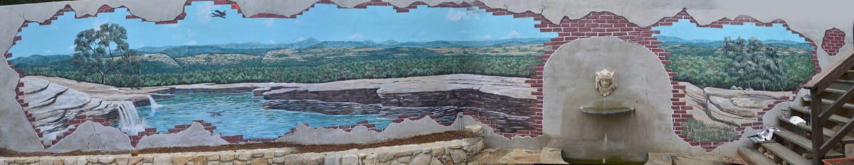 Hill Country Pastoral Mural  Image: Hill Country Pastoral Mural Full View