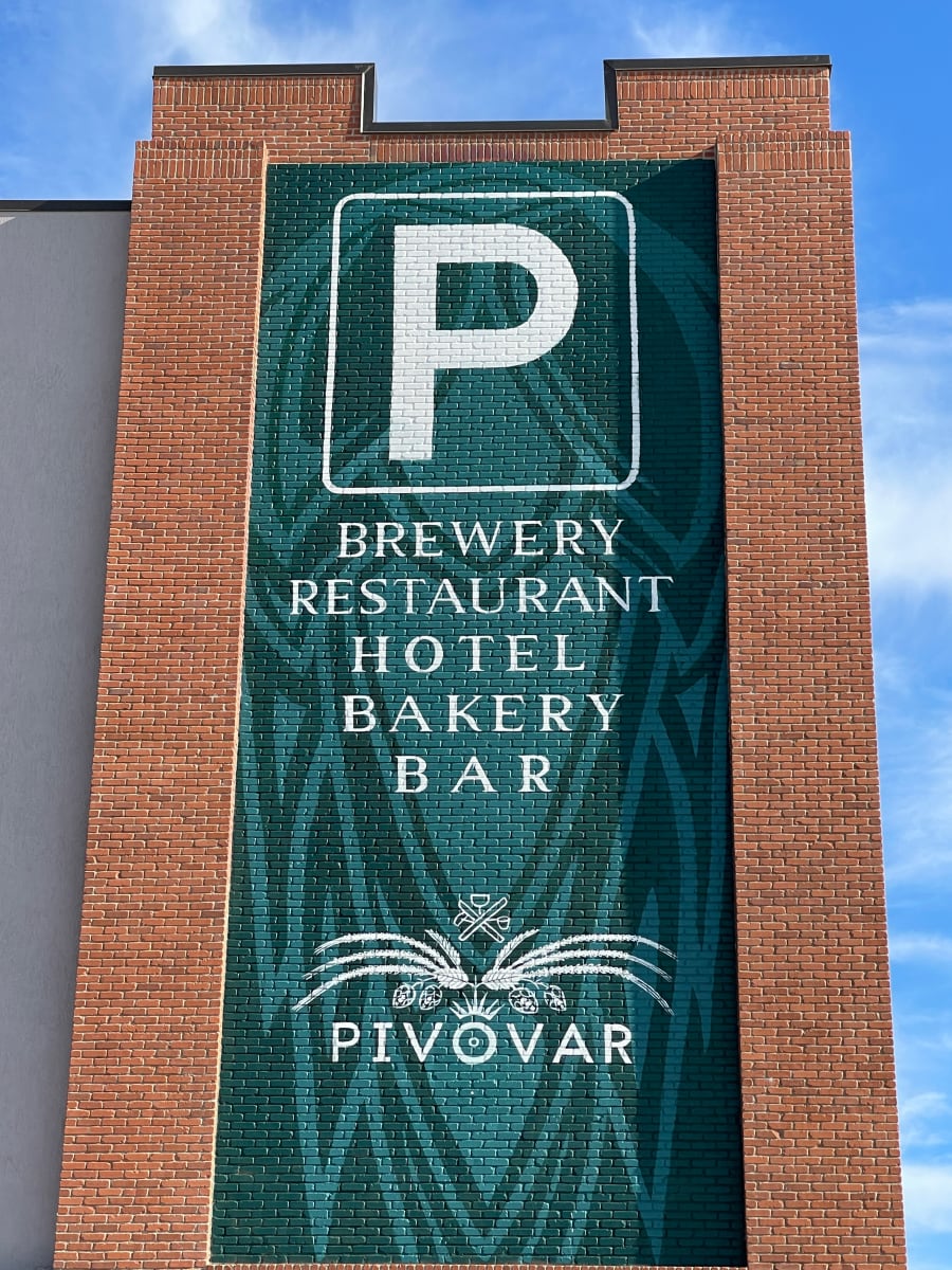 Pivovar Street Mural  Image: Pivovar Hotel Mural 