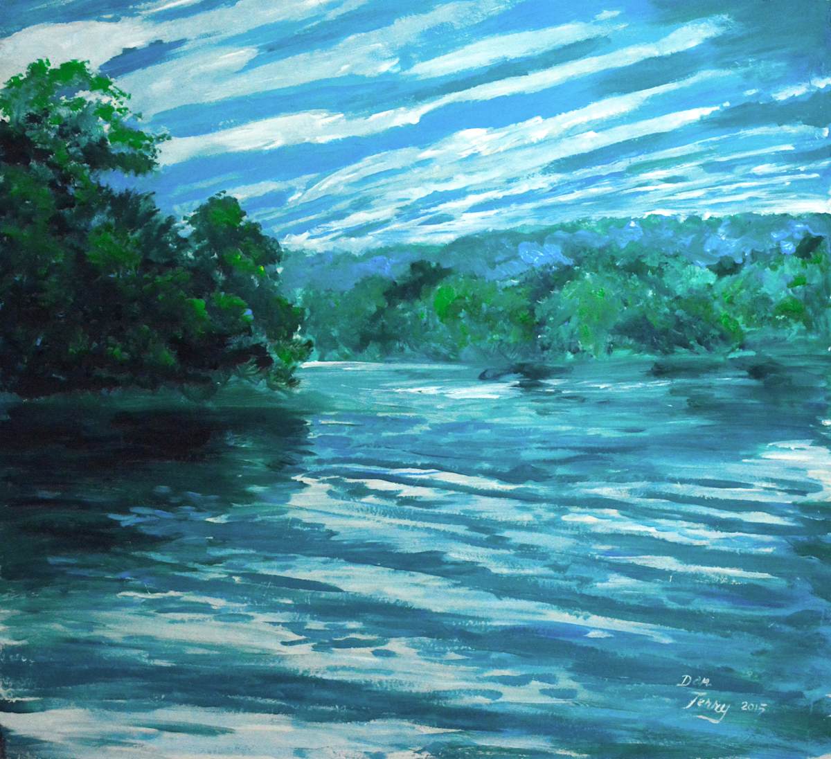 Reflections Riverscape by Dan Terry, Image 1.