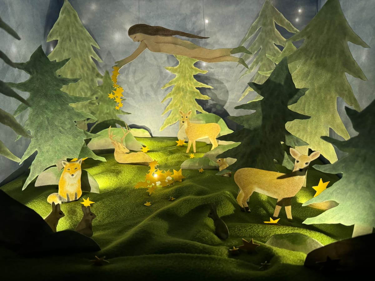 In the Forest -Diorama by Mia Risberg 