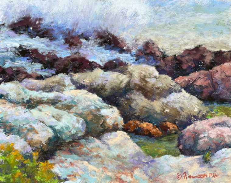 Early September Surf (Ogunquit) by Jeff Fioravanti 