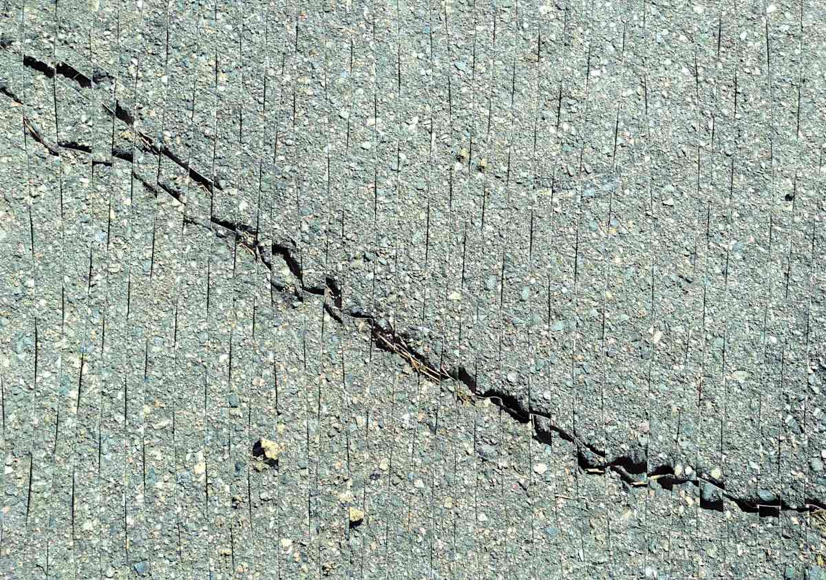 Cracked Pavement #1 by Linda Farrelly 