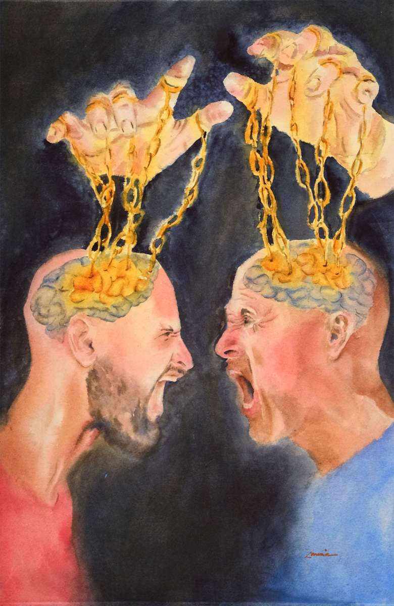 the artist imagines how algorithms work by Zarina Docken 