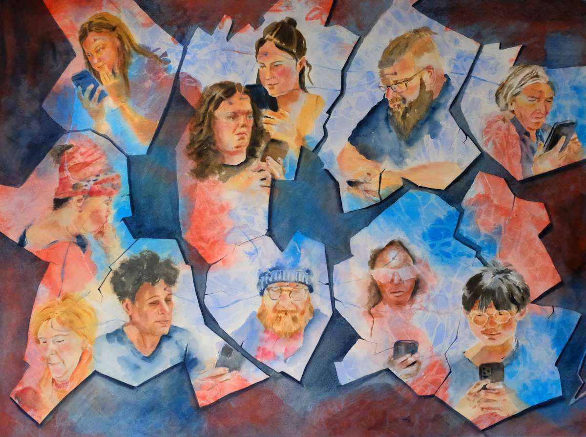 the artist attempts verbal wit with the word min[e]d by Zarina Docken 