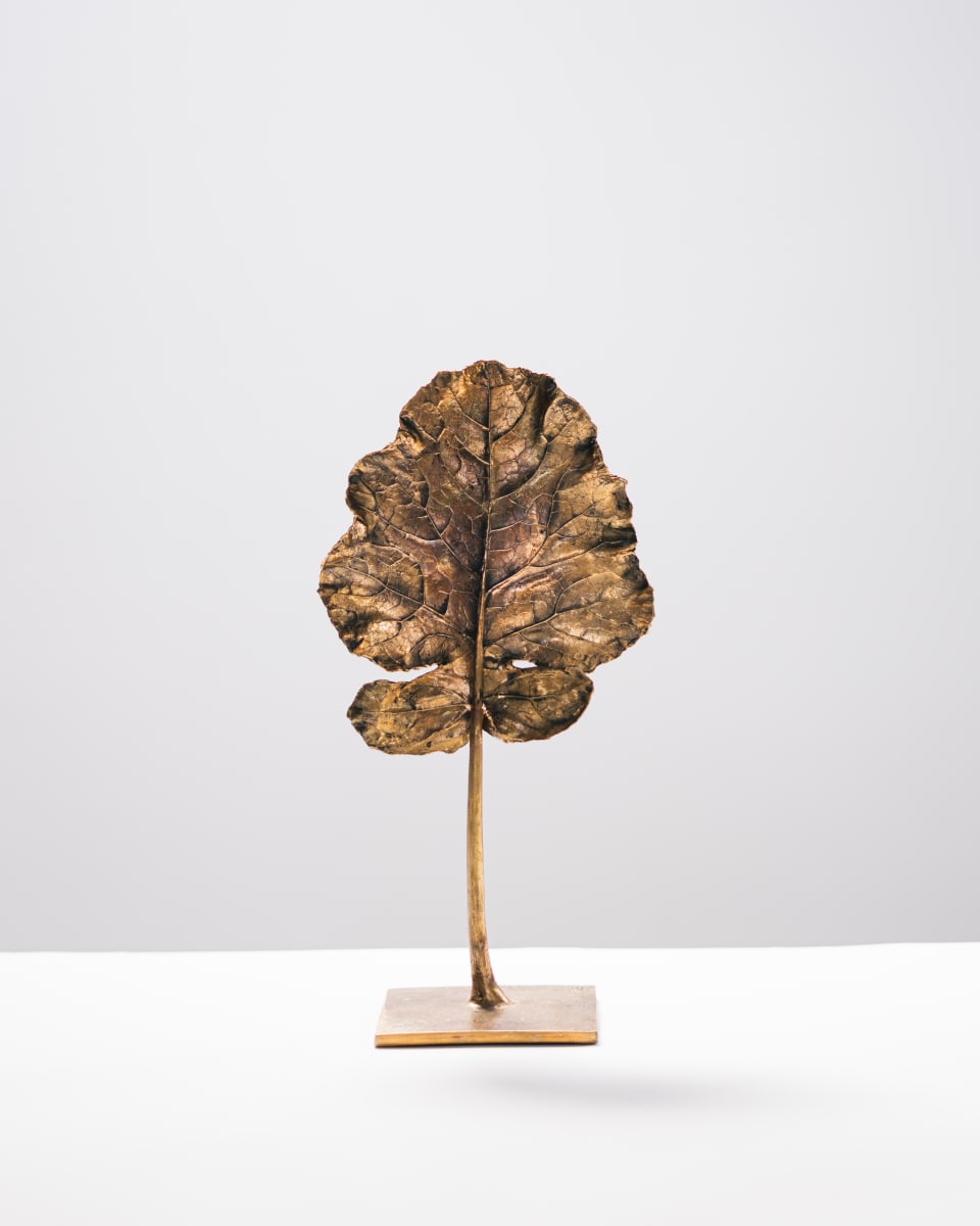 Feuille d'arbre (gold) by Clotilde ANCARANI 