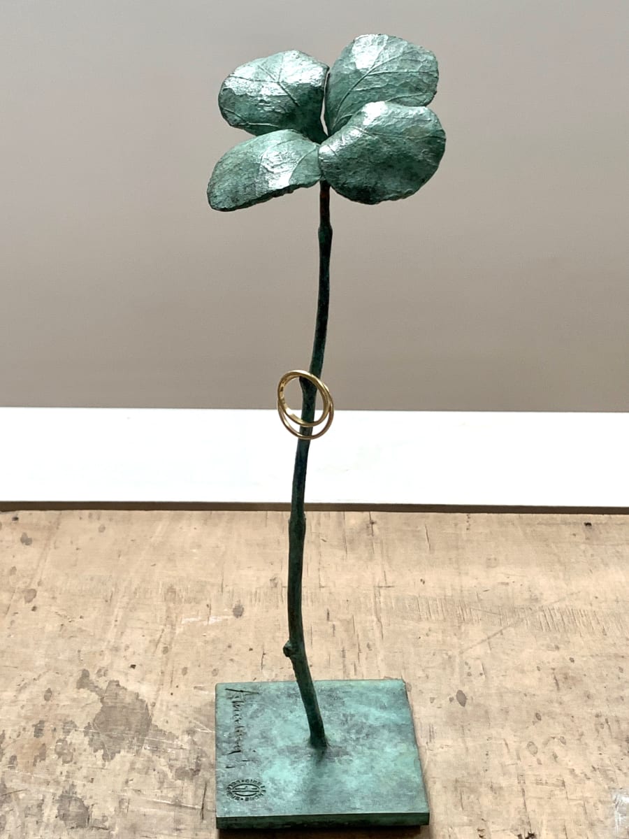 Mini Trèfle (green) (Unique piece) by Clotilde ANCARANI 