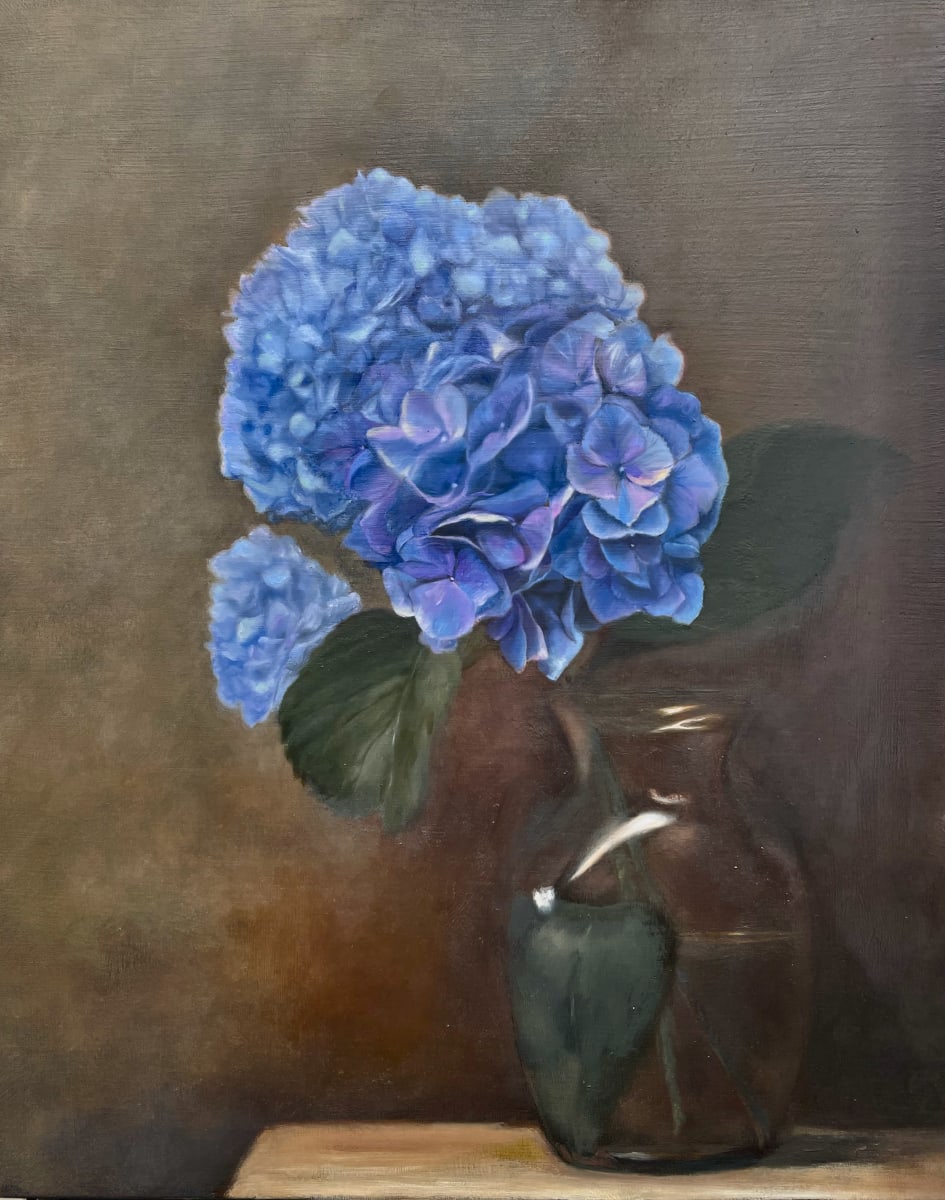 Sharon's Hydrangeas by Nan Dawkins 