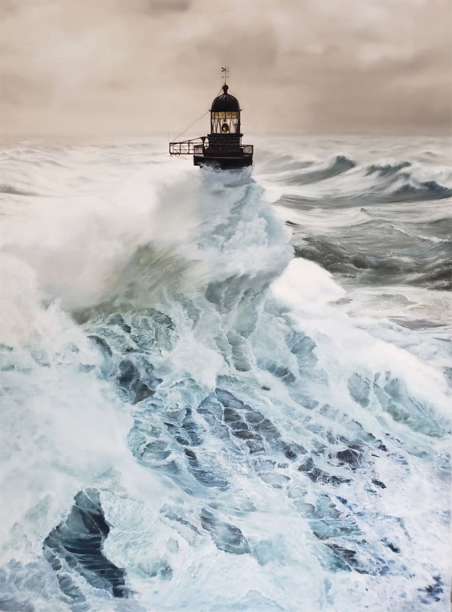 So Be It  Image: This dramatic seascape won first prize at the 8th Annual South Atlantic Juried Exhibition in 2021. 