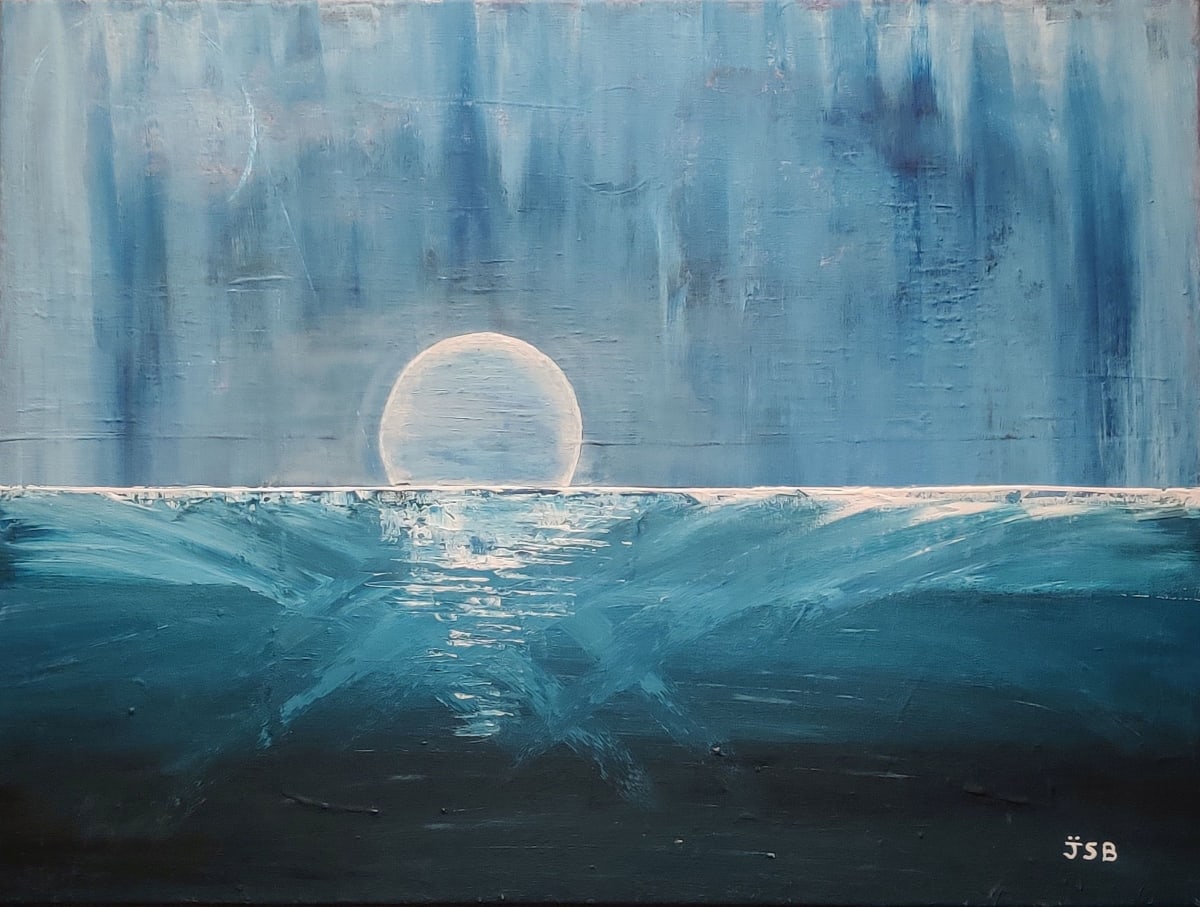 Se coucher en bleu et blanc by Jean.Dit - JSB 