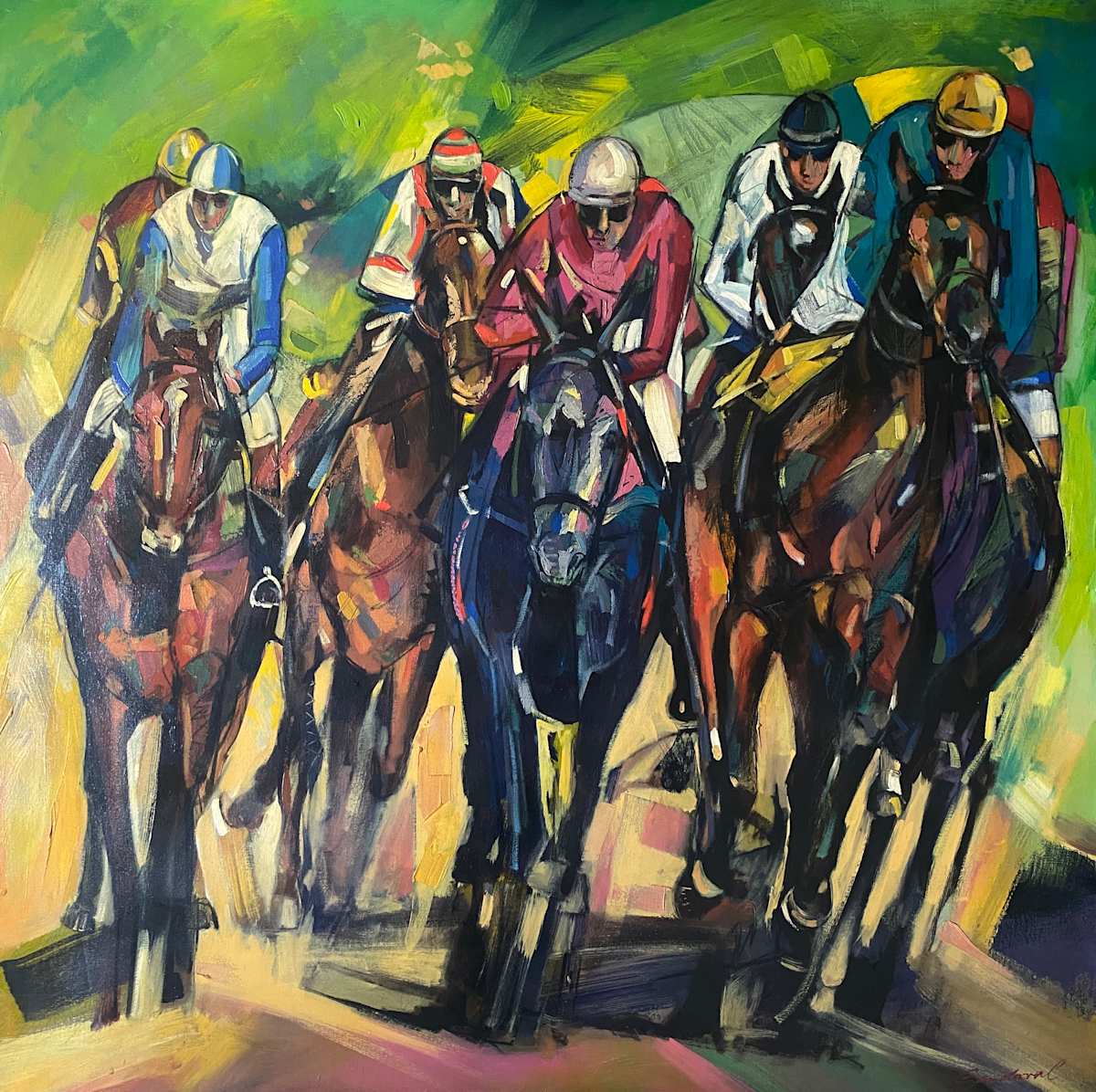 Sin Titulo (Carreras) by Ramón Sandoval 