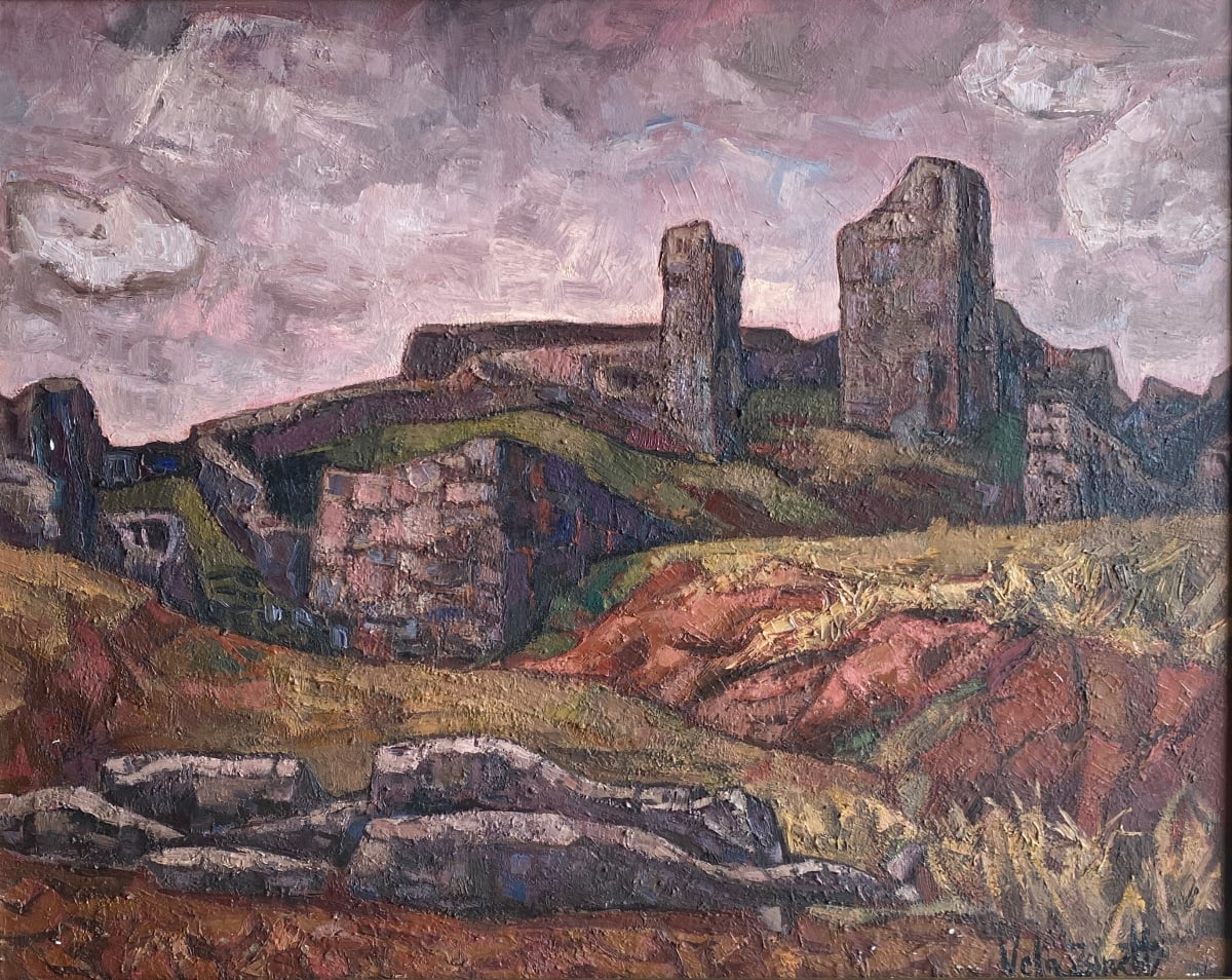 Paisaje de Peñaranda de Duero, Burgos by José Vela Zanetti 