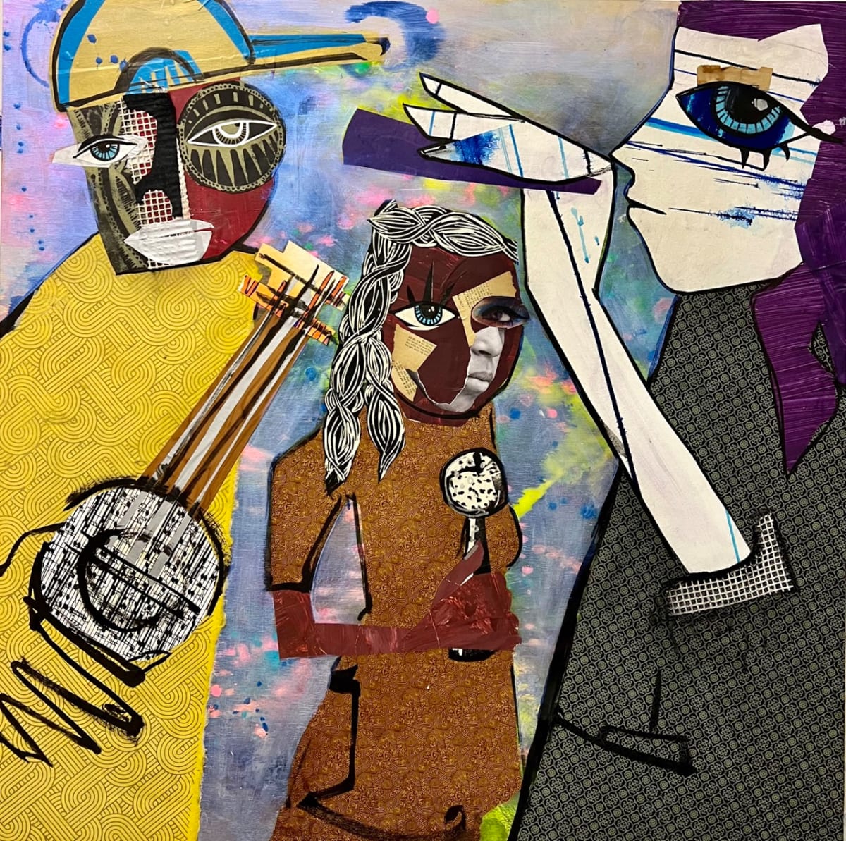 Three Musicians by Alice Mizrachi, Image 1.
