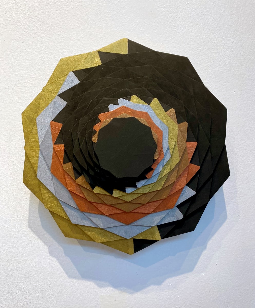 Gilded Spiral by Christine Romanell 