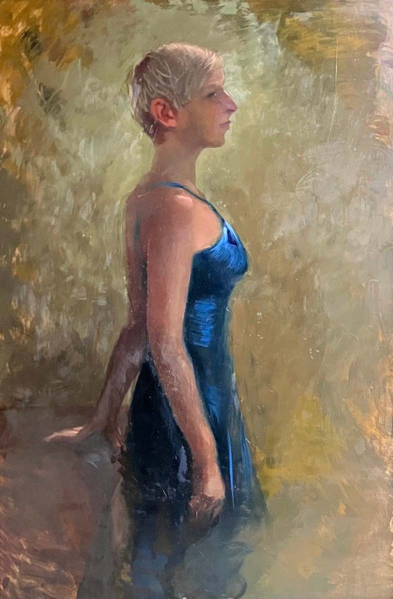 Lucy in Blue by Sarah Griffin Thibodeaux 