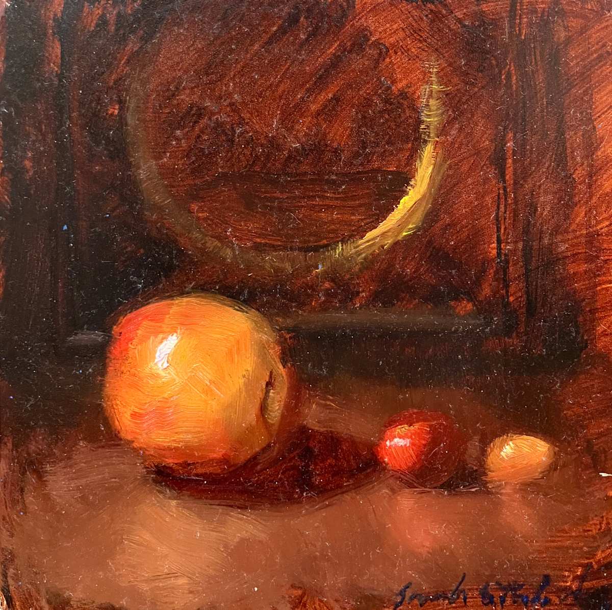 Apple and Tomatoes by Sarah Griffin Thibodeaux 