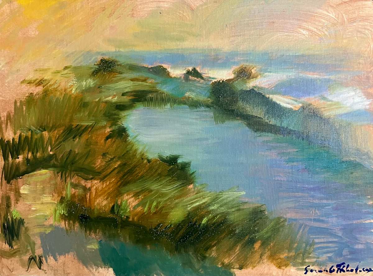 Sunrise Horn Island by Sarah Griffin Thibodeaux 