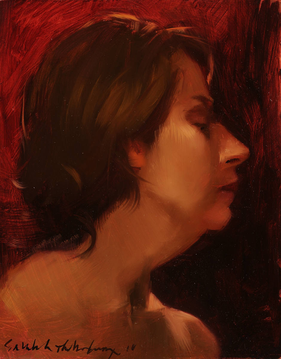 Mary in Profile by Sarah Griffin Thibodeaux 
