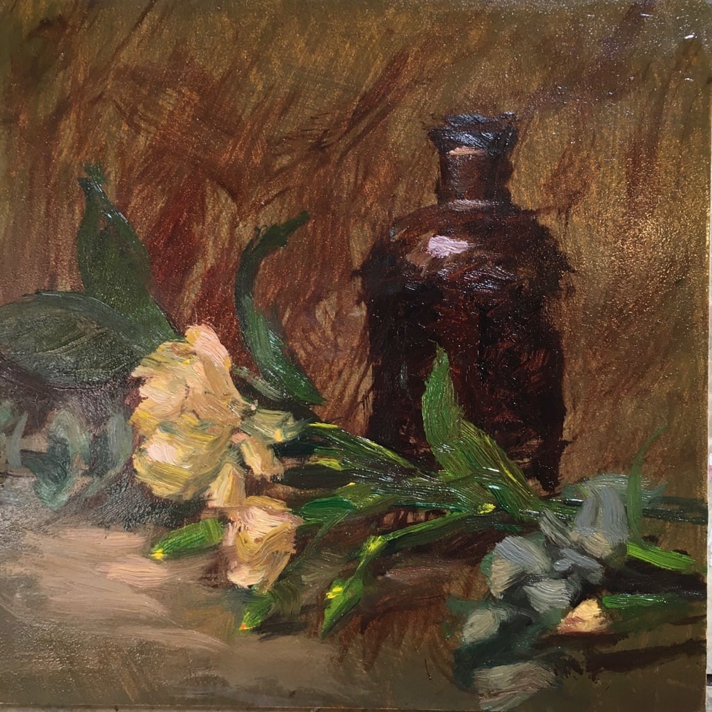 Roses and Bottle 