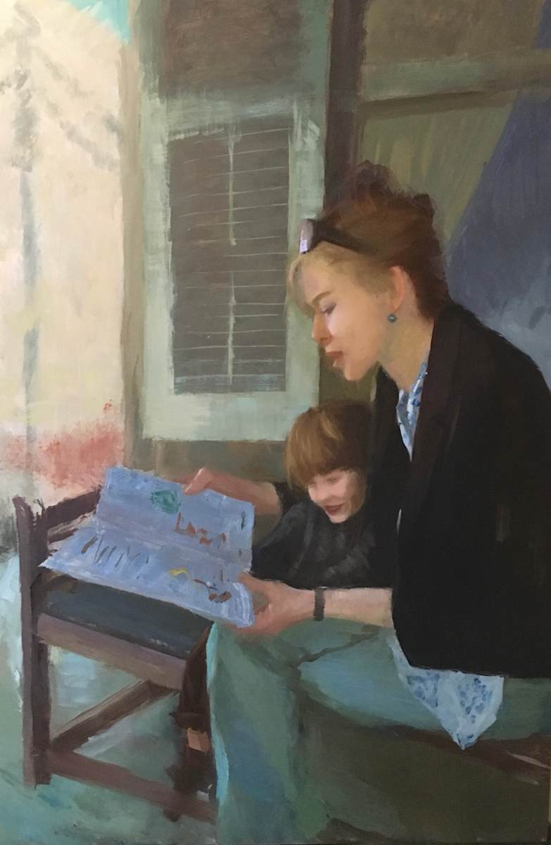 Portrait of Katherine and Clement by Sarah Griffin Thibodeaux 