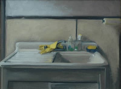 Sink and Gloves 