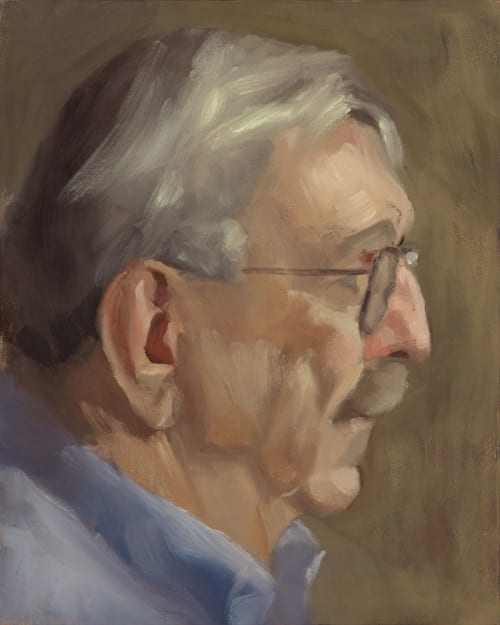 Dell in Profile by Sarah Griffin Thibodeaux  Image: dell in profile
oil on canvas, 11" x 14"