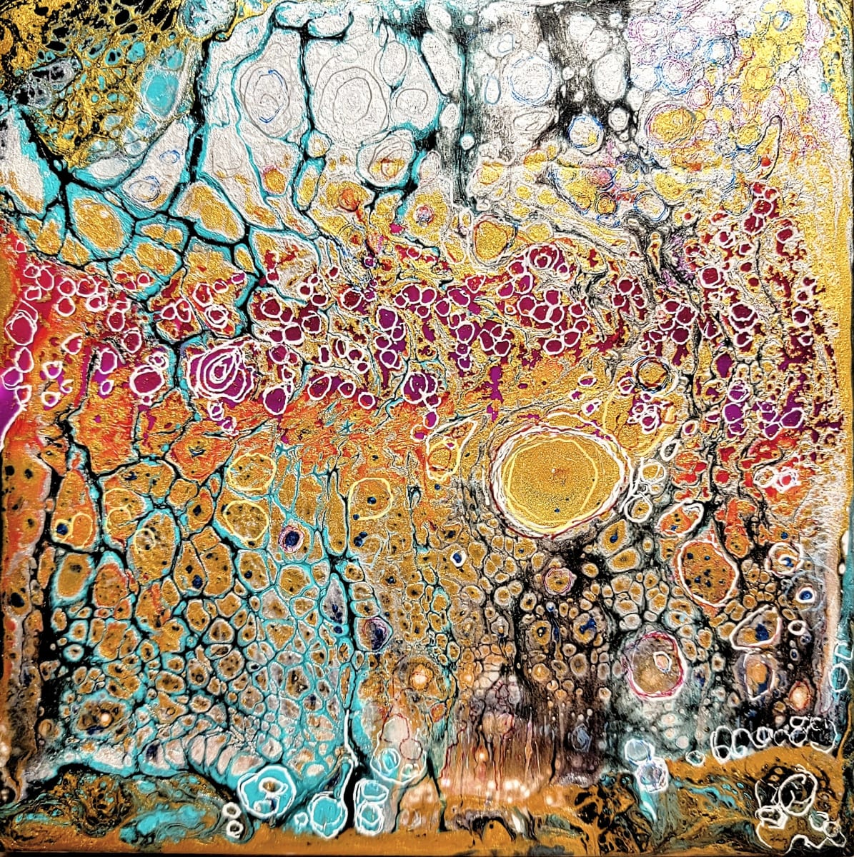 Tile - Carbonation by Studio Relics by Linda joy Weinstein 