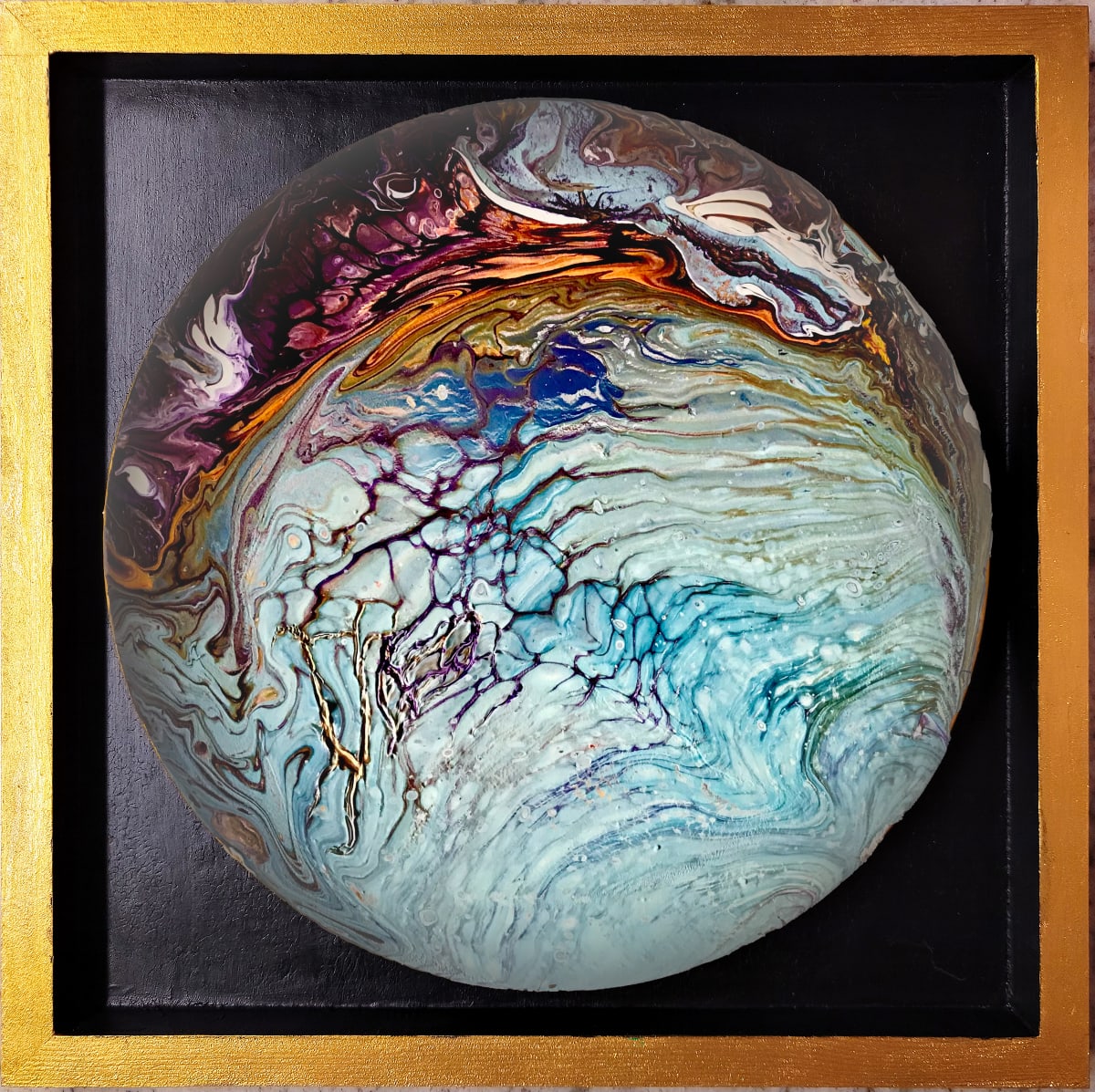Oceans, an Exoplanet by Studio Relics by Linda joy Weinstein 