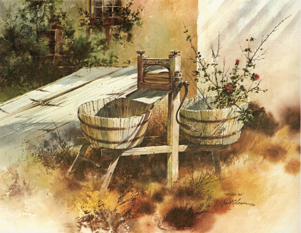 Washed Out  Image: Lithographs of this piece were produced by Bernard Picture Co.