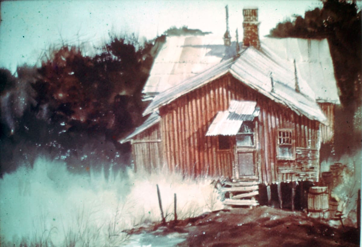 Untitled: Old House with Tin Roof 