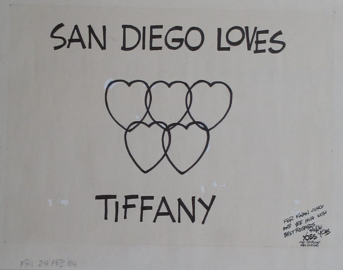 San Diego Loves Tiffany by Ralph Yoes 