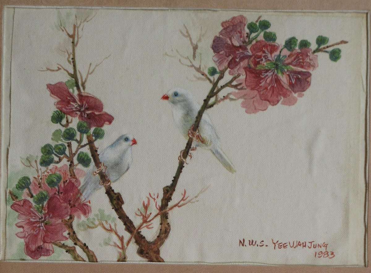 White Birds 1 by Yee Wah Jung, Image 1.